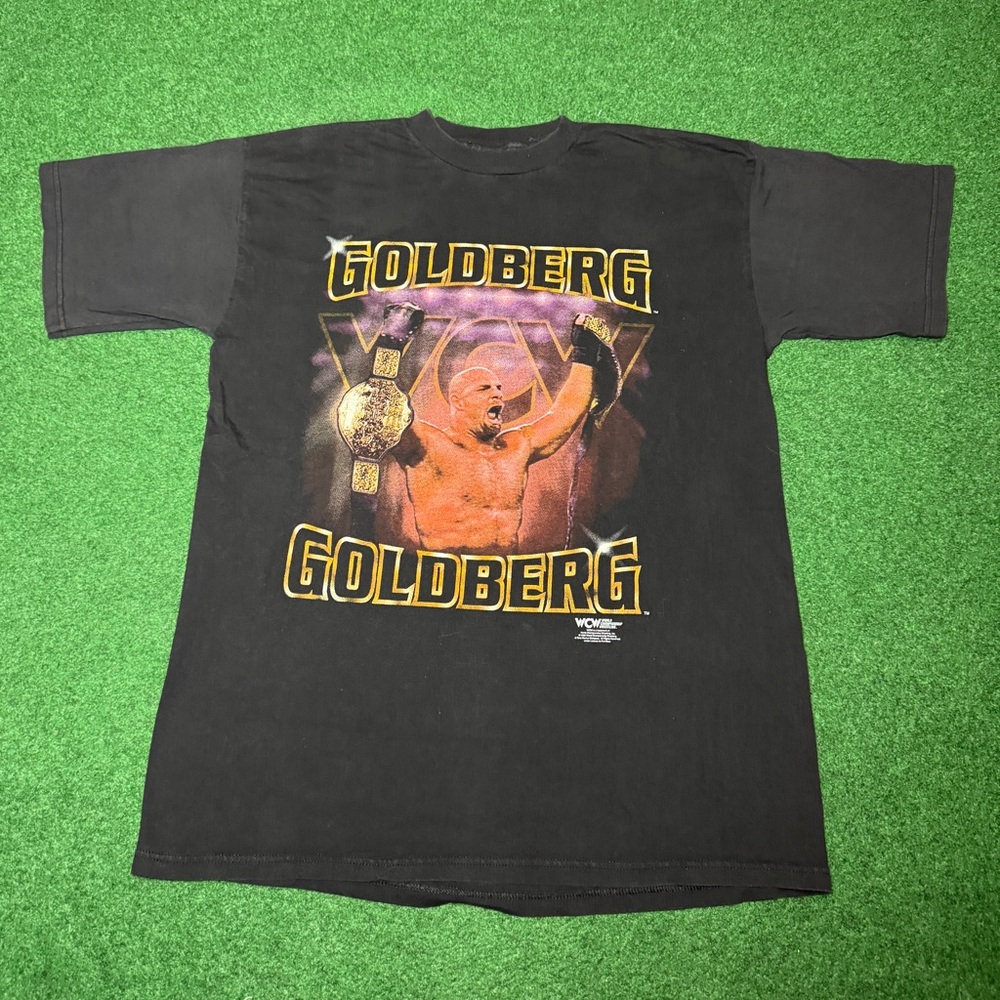 Vintage 90s WCW Goldberg t-shirt, Wrestling Legend, WWF nwo wwe (XL)